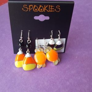 3pc  Spookie Halloween  Earrings New